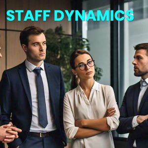 Quantum Tools to Secure the Future of a Business - Staff dynamics